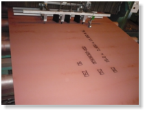 Bleche werden mit Tintenstrahldrucker direkt beschriftet